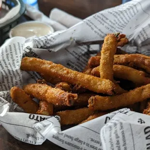 Fried pickles are unreal!