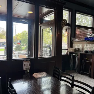 a view of the kitchen
