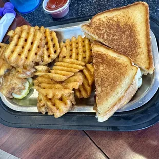 Brisket Grilled Cheese Sandwich