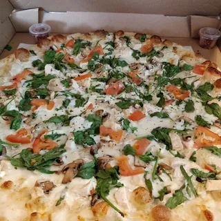 Chicken Bacon Ranch Pizza