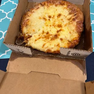 a pizza in a box