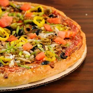 a whole pizza
