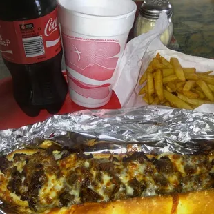 12 inch philly steak sub! ( note to self not steak but roast beef) i still ait it! I was hungry!