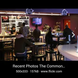 a group of people sitting at a bar