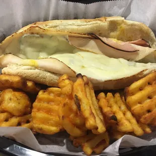 Cuban Sandwich and a side of fries