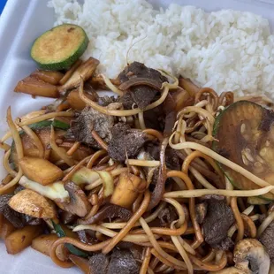 My TOGO food. Adding bean sprouts adds some crunch!