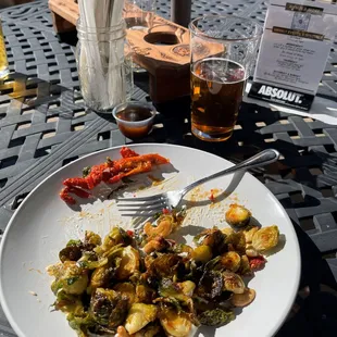 Brussel Sprouts appetizer.