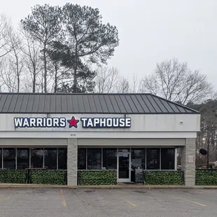 This is a view of the storefront for the restaurant.  Photo taken January 21, 2025.