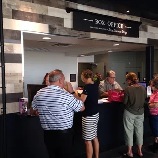 The indoor box office.