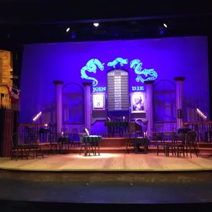The set for 1776. Simple, but it looks nice. 7/25/2015.