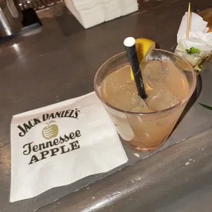 All drinks were on Jack Daniels