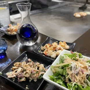 a man preparing food