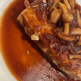 Tofu Steak in Mushroom Sauce