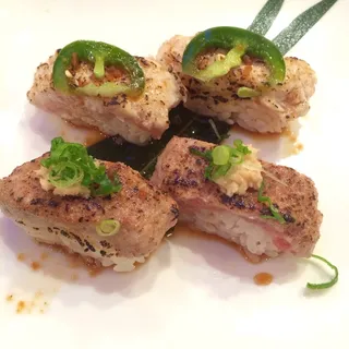 Seared Toro with Ponzu Sushi