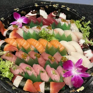 Assorted of sashimi