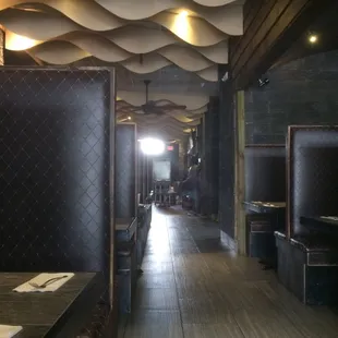 the interior of a restaurant