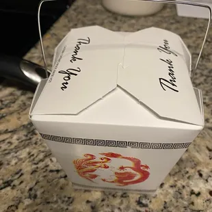 How cute is this take out container!