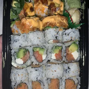 sushi and sashimi, food