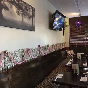 interior, sushi and sashimi