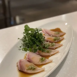 Hamachi Wasabi Carpaccio