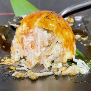 Inside Wasabi No.1 Special - Crab Meat and Avocado with White Fish, Baked with Secret Sauce