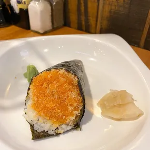 Shrimp hand roll