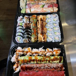 Sushi rolls for my party.