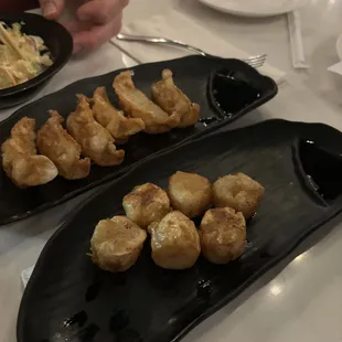 Potstickers and Shumai