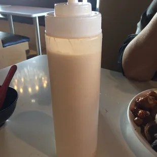 Yum yum sauce. Made sure we had some.