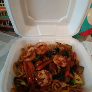 Shrimp lunch special