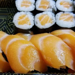 sushi, sashimi, sushi and sashimi, food