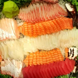 Sashimi party platter. So fresh!