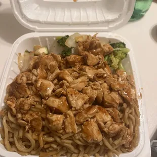 Chicken Teriyaki with noodles