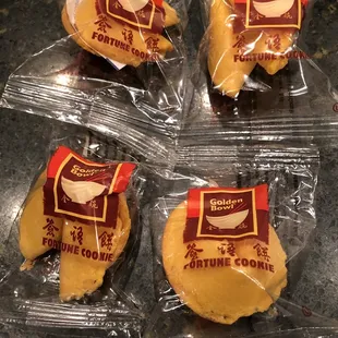 Fortune cookies are available!