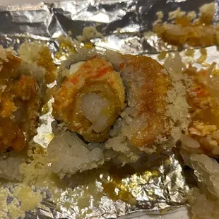 #20 Super Mario Roll, with shrimp in everyyyyy bite