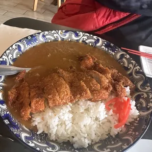 Chicken Katsu Curry. Must try item!