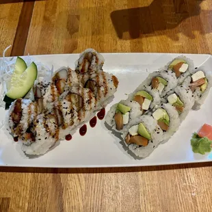 Tempura shrimp &amp; Philadelphia roll