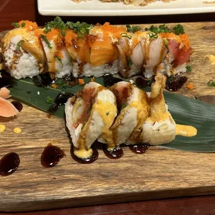 (Top) Yummy Yummy Roll, (Bottom) Crazy Roll