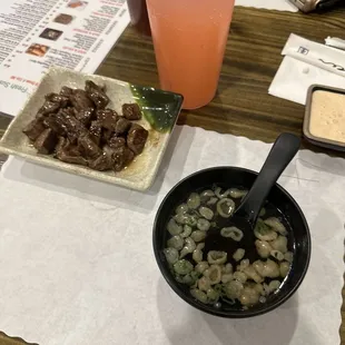 Clear Soup and Hibachi Steak