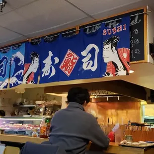 The sushi bar