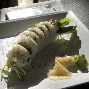 Veggie sushi - really tasty and fresh