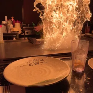 Hibachi show