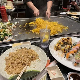 Hibachi noodles