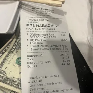 They charge a fee for credit cards.