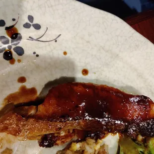 Salmon was a little small