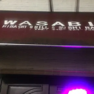 The scary homemade signage.