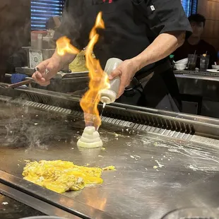 sushi and sashimi, interior