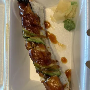 Dragon Roll was decent.