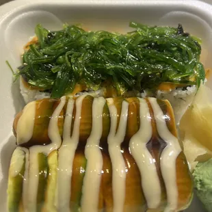 Hulk &amp;sunset roll