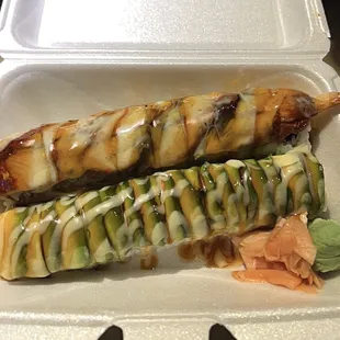 Dungeon Dragon Roll, Sunset Roll
